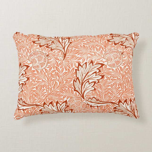 William Morris Botanical Apple Design Dekokissen (Vorderseite)