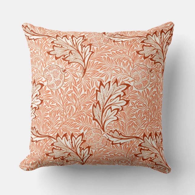 William Morris Botanical Apple Design Kissen (Vorderseite)