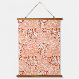 William Morris Botanical Apple Design Wandteppich Mit Holzrahmen