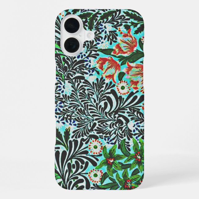 William Morris - Bower iPhone 16 Plus Hülle (Rückseite)
