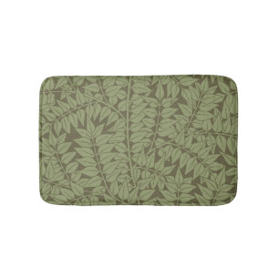 William Morris Branch Blätter Wallpaper Badematte