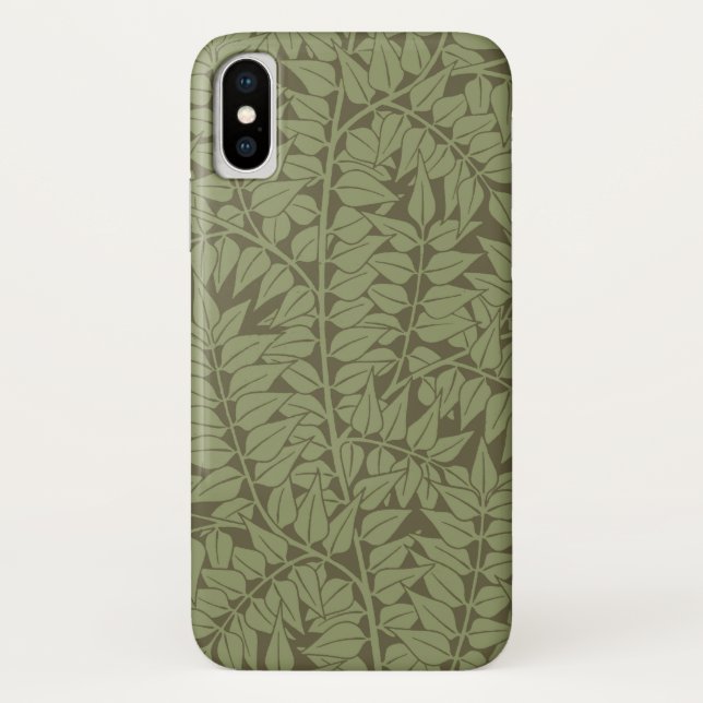 William Morris Branch Blätter Wallpaper Case-Mate iPhone Hülle (Rückseite)