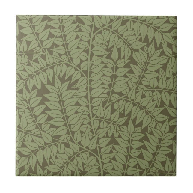 William Morris Branch Blätter Wallpaper Fliese (Vorderseite)