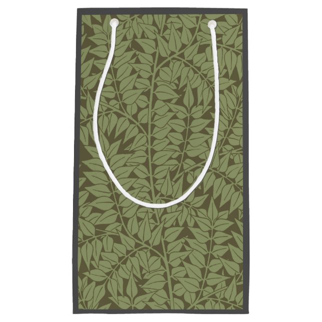 William Morris Branch Blätter Wallpaper Kleine Geschenktüte (Vorderseite)