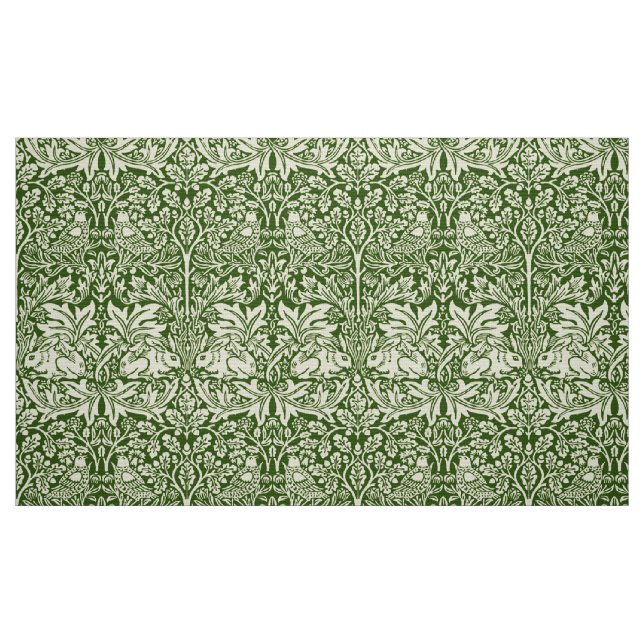 William Morris Brer Rabbit Dark Green Pattern Stoff (Fat Quarter (45,7 x 55,9 cm))