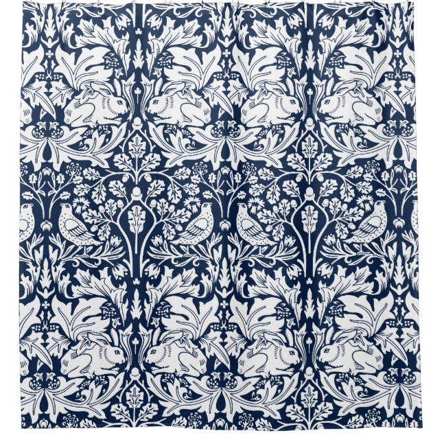 William Morris Brer Rabbit Pattern Duschvorhang (Vorderseite)