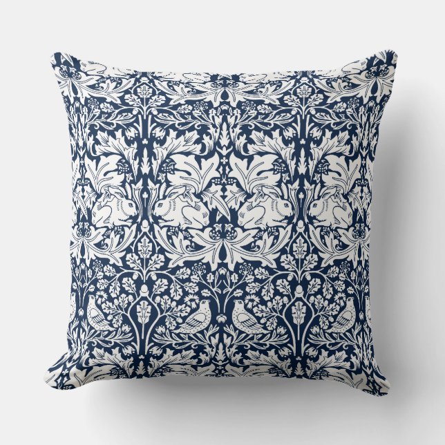 William Morris Brer Rabbit Pattern Kissen (Vorderseite)