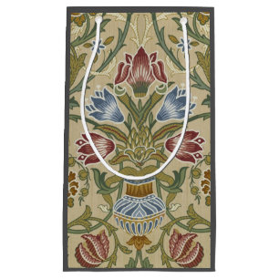 William Morris Brocade Floral Wallpaper Pattern Kleine Geschenktüte
