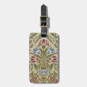 William Morris Brokat Blumen Tapetenmuster Gepäckanhänger