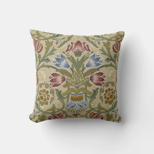 William Morris Brokat Blumen Tapetenmuster Kissen