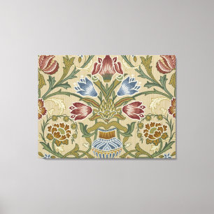 William Morris Brokat Blumen Tapetenmuster Leinwanddruck
