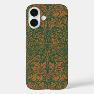 William Morris Brother Rabbit Bernstein Schwarzes  iPhone 16 Hülle