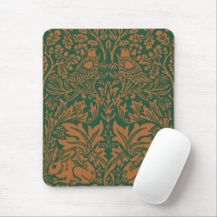 William Morris Brother Rabbit Bernstein Schwarzes  Mousepad