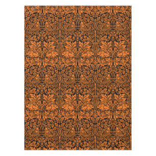 William Morris Brother Rabbit Rust Schwarz Muster Tischdecke