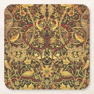 William Morris Bullerswood Faux-Teppich Rechteckiger Pappuntersetzer
