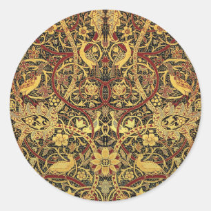 William Morris Bullerswood Faux-Teppich Runder Aufkleber