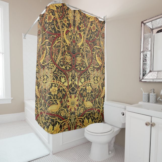 William Morris Bullerswood Imitats Tapestry Duschvorhang (Beispiel)