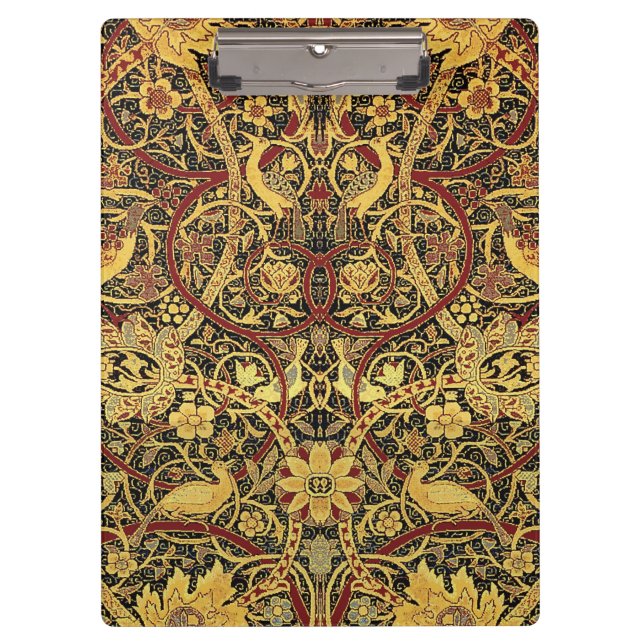 William Morris Bullerswood Imitats Tapestry Klemmbrett (Vorderseite)