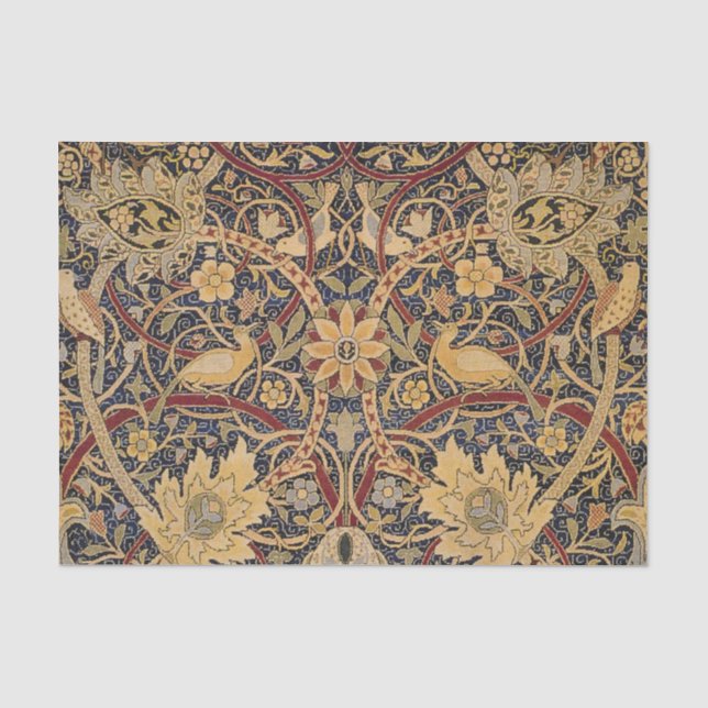 William Morris Bullerswood Imitats Tapestry Seidenpapier (Vorderseite)