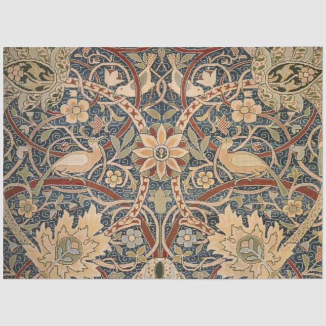 William Morris Bullerswood Imitats Tapestry Seidenpapier (Vorderseite)