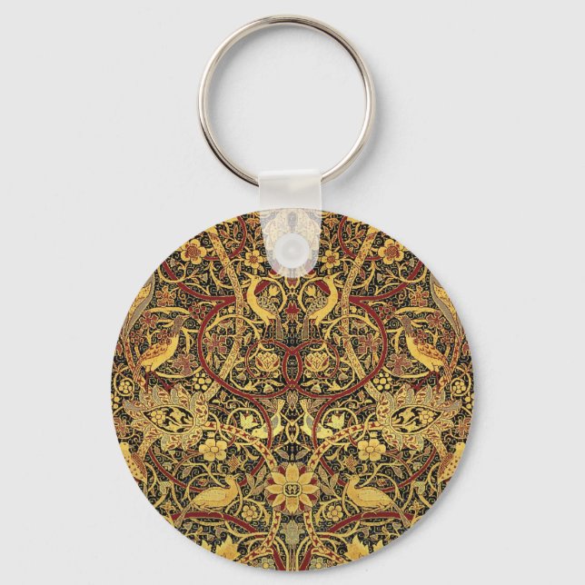 William Morris Bullerswood Tapestry Schlüsselanhänger (Vorderseite)