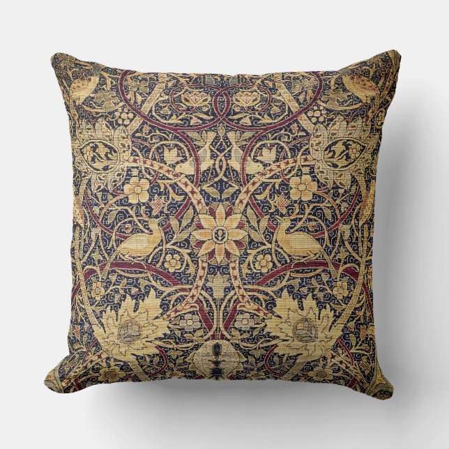 William Morris Bullerswood-Teppich Kissen (Vorderseite)