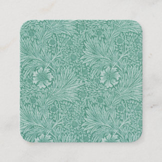 William Morris Business Card Quadratische Visitenkarte