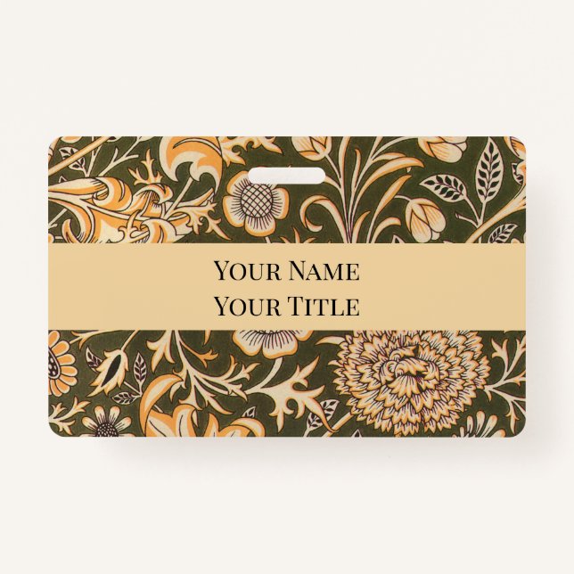 William Morris Cherwell Wallpaper Pattern Ausweis (Vorderseite)