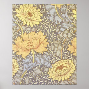 William Morris Chrysantheme Hübsche Blume Poster