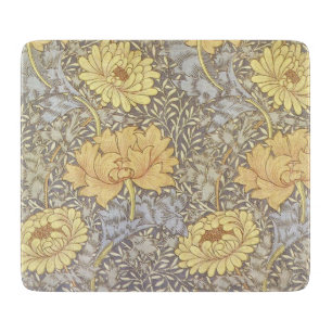 William Morris Chrysantheme-Mums Blumen Schneidebrett