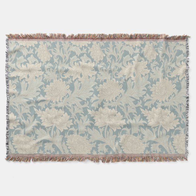 William Morris Chrysanthemen-Muster Decke (Vorderseite)