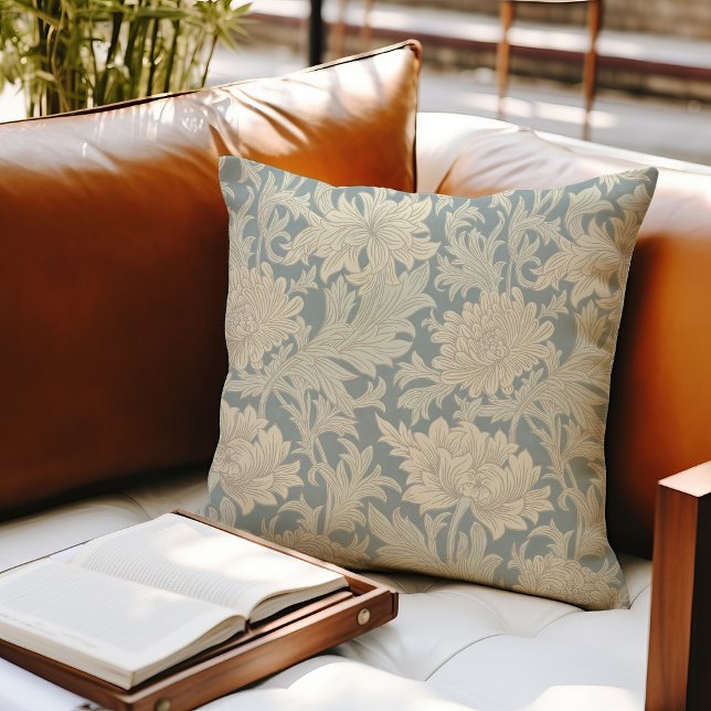 William Morris Chrysanthemen-Muster Kissen (Von Creator hochgeladen)