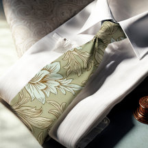 William Morris Chrysanthemum Cravate Motif