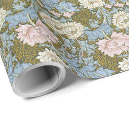 William Morris Chrysanthemum Floral Pattern Folia Geschenkpapier