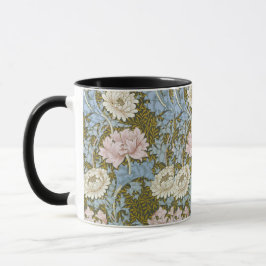 William Morris Chrysanthemum Floral Pattern Folia Tasse
