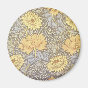 William Morris Chrysanthemum Hübsche Blume Magnet