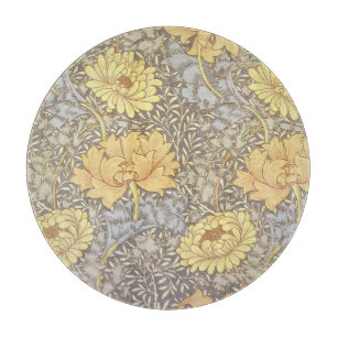 William Morris Chrysanthemum Mum Blume Schneidebrett