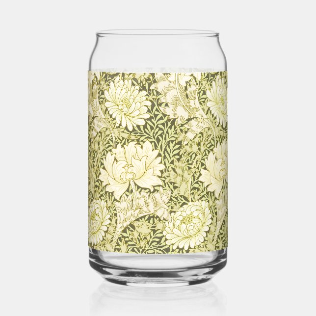 William Morris Chrysanthemum Muster Dosenglas (Vorderseite)