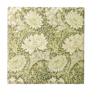 William Morris Chrysanthemum Muster Fliese