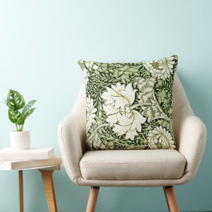William Morris - Chrysanthemum-Muster Kissen