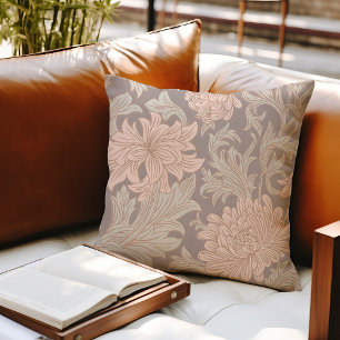 William Morris Chrysanthemum-Muster-Wurfkissen Kissen