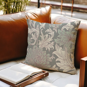 William Morris Chrysanthemum-Muster-Wurfkissen Kissen