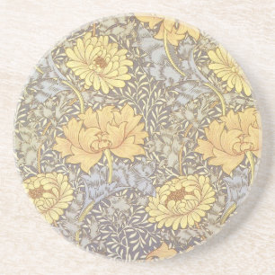William Morris Chrysanthemum-Mutterblumen Sandstein Untersetzer