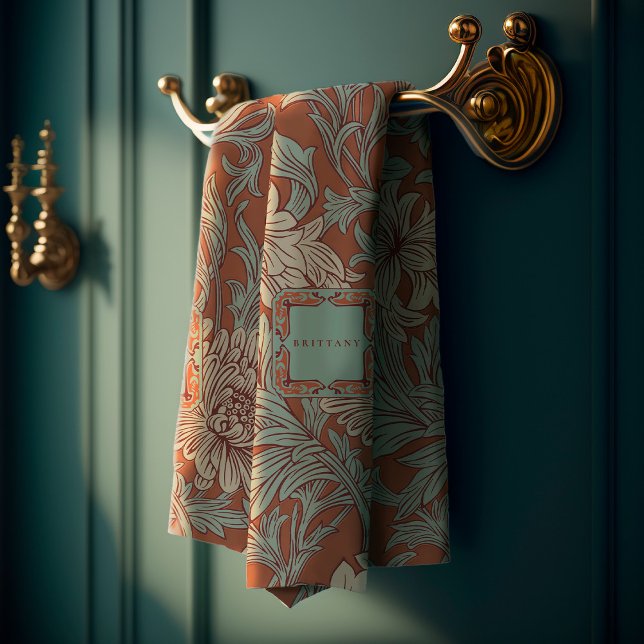 William Morris Chrysanthemum Pattern Bath Towel Se Badhandtuch Set (Von Creator hochgeladen)