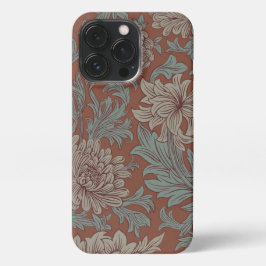 William Morris Chrysanthemum Pattern iPhone Case 13 Pro Hülle