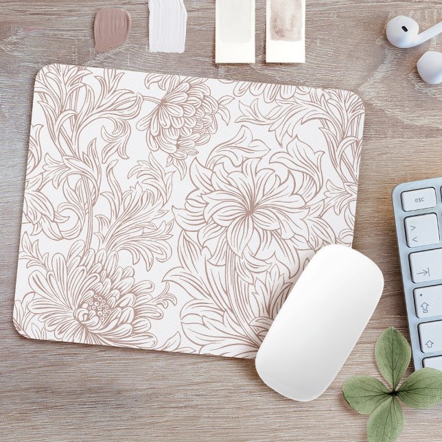 William Morris Chrysanthemum Pattern Mouse Pad Mousepad (Von Creator hochgeladen)