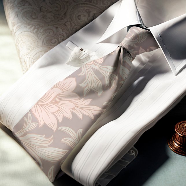 William Morris Chrysanthemum Pattern Neck Tie Krawatte (Von Creator hochgeladen)