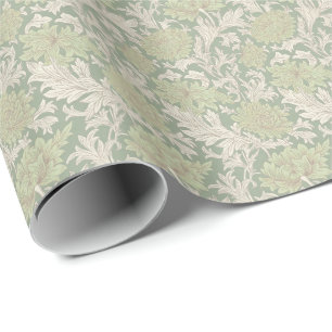 William Morris Chrysanthemum Pattern Wrapping Pape Geschenkpapier
