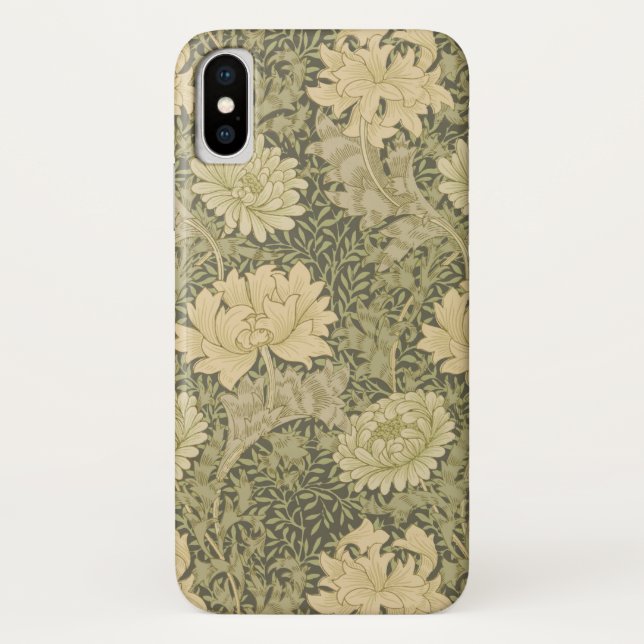 William Morris Chrysanthemum Sage Blume Case-Mate iPhone Hülle (Rückseite)
