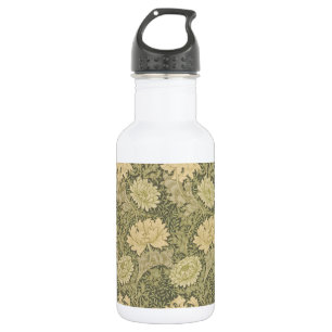 William Morris Chrysanthemum Sage Blume Edelstahlflasche